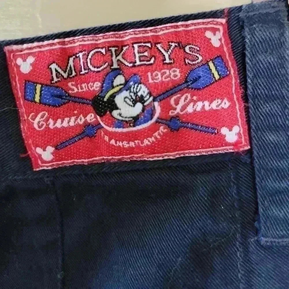 Vintage Mickey Unlimited Jerry Leigh Cruise Mom Shorts Women Navy Blue Sz 13 - Picture 6 of 6